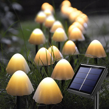 Solarlampa LED Svamp Trädgårdslampor | Veska Varm Vit