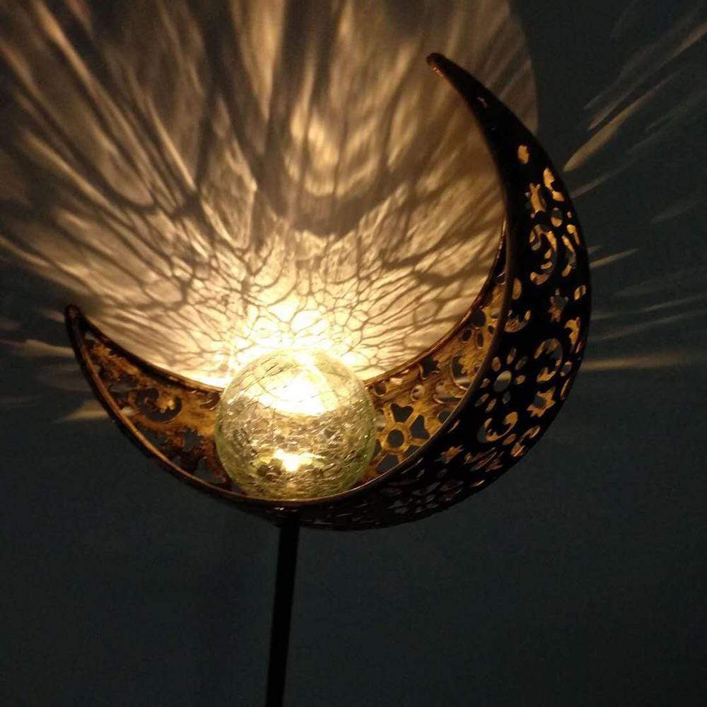 Solenergidriven halvmåne trädgårdslampa | Veska