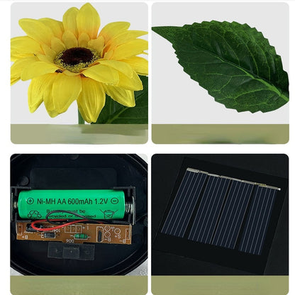 Solros Vattenavvisande Solar LED Trädgårdsbelysning | Veska