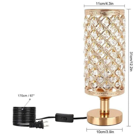 SOLVINA – Strålande Bordslampa | Veska Guld