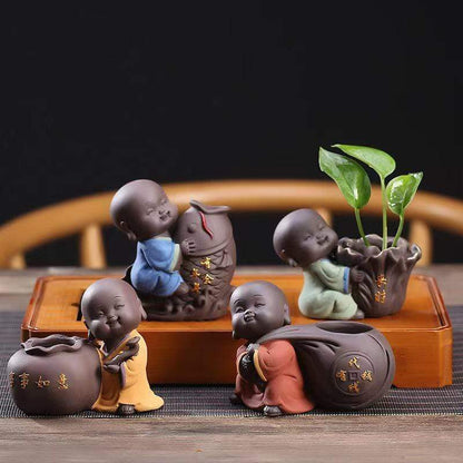 Söt Baby Buddha Blomkruka | Veska