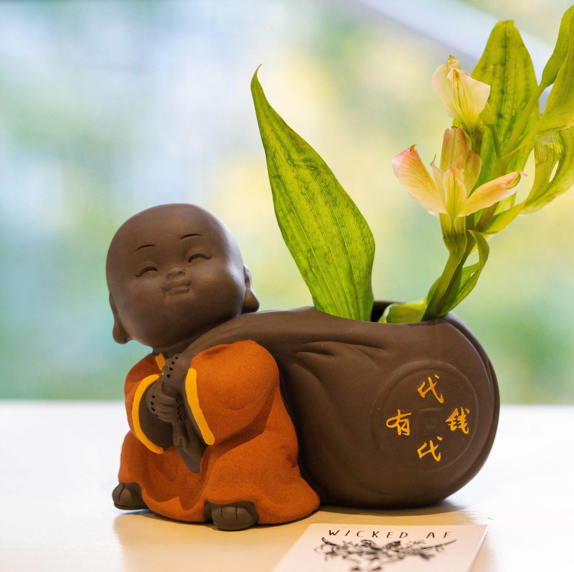 Söt Baby Buddha Blomkruka | Veska
