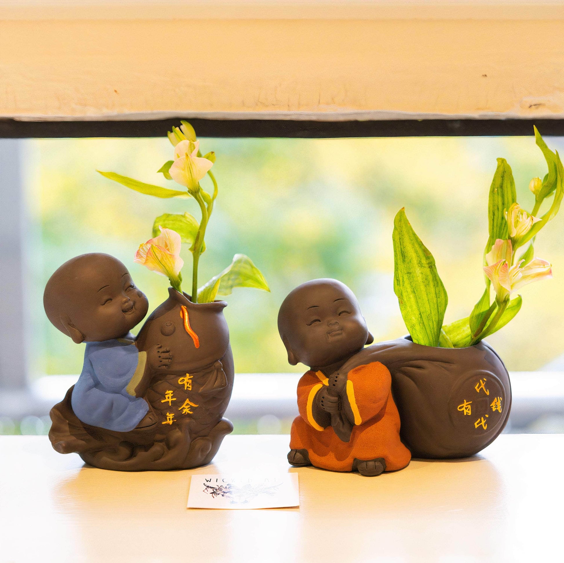 Söt Baby Buddha Blomkruka | Veska