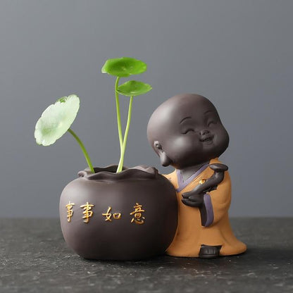 Söt Baby Buddha Blomkruka | Veska A