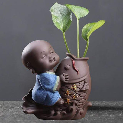Söt Baby Buddha Blomkruka | Veska D