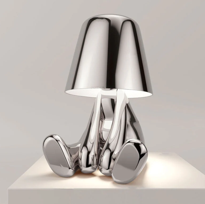 Söt Bordslampa | Veska Avkopplande Silver
