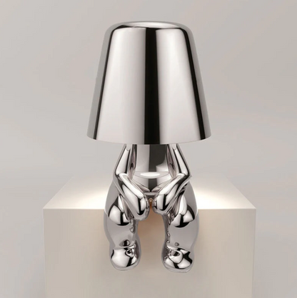 Söt Bordslampa | Veska Sittande Silver