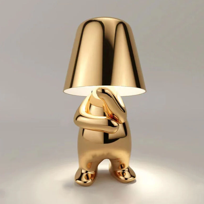 Söt Bordslampa | Veska Thinking in Gold