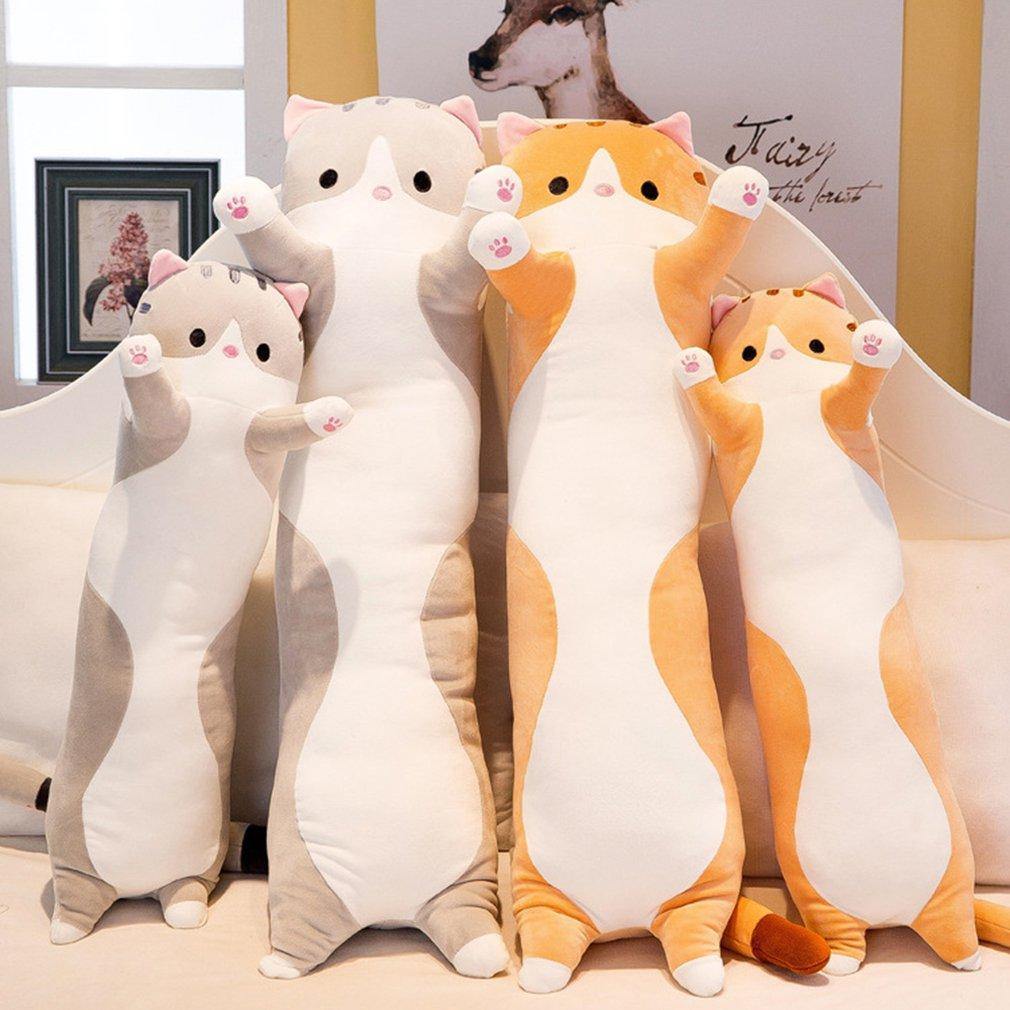 Söt katt mjuk lång katt kuddplush | Veska