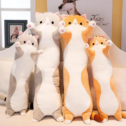 Söt katt mjuk lång katt kuddplush | Veska
