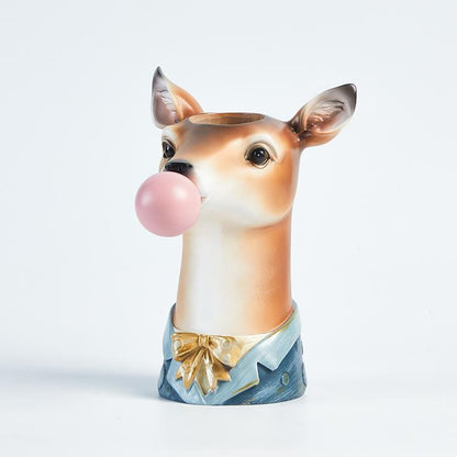 Söta djur blommvas | Veska Deer