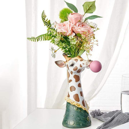 Söta djur blommvas | Veska