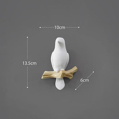 Söta fåglar vägghängare | Veska Vit 1bird