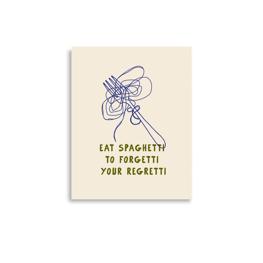 Spaghetti för ditt liv | Veska 11″×14″