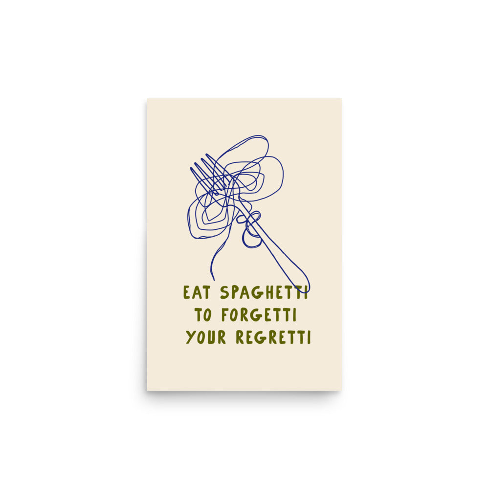 Spaghetti för ditt liv | Veska 12″×18″