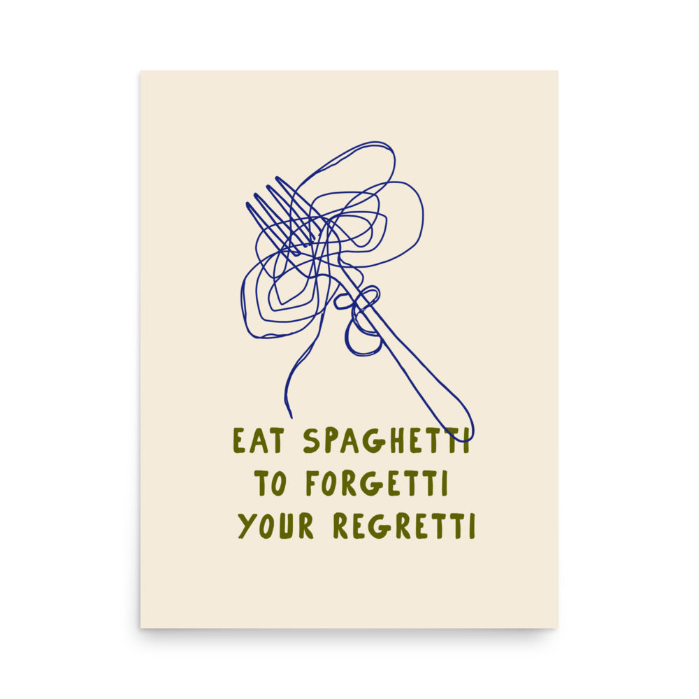 Spaghetti för ditt liv | Veska 18″×24″