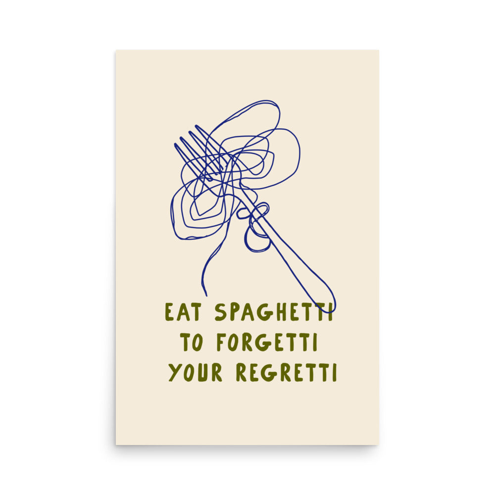 Spaghetti för ditt liv | Veska 24″×36″