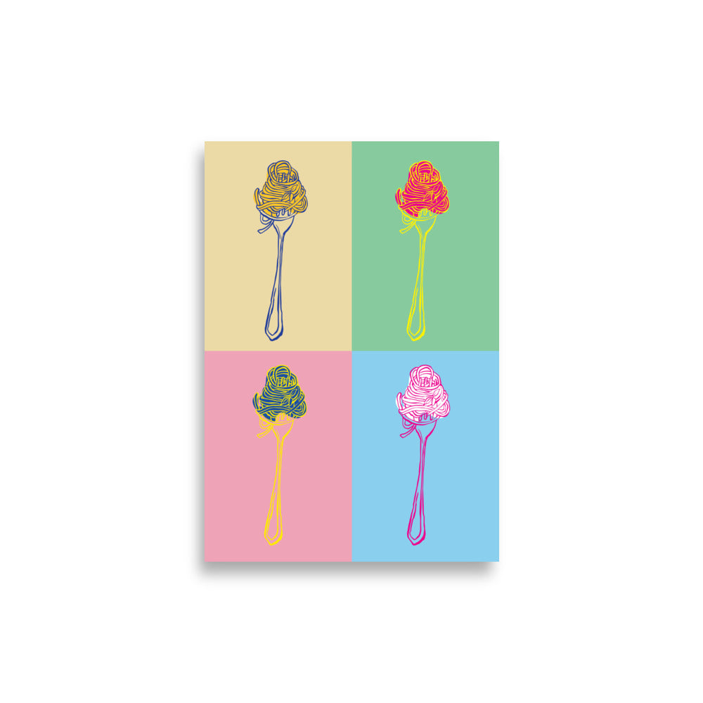 Spaghetti Pop Art | Veska 21×30 cm