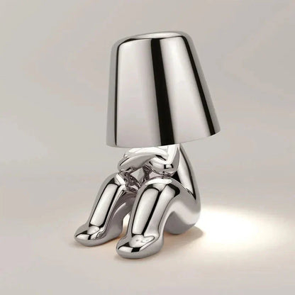 Speciell bordslampa med en trivsam atmosfär | Veska Lampa – Silver Bella