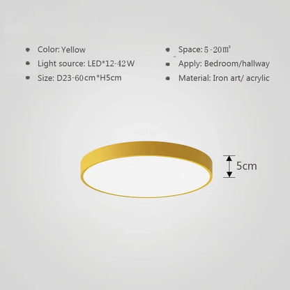 SpectraStyle - Färgglad Lampa | Veska Gul