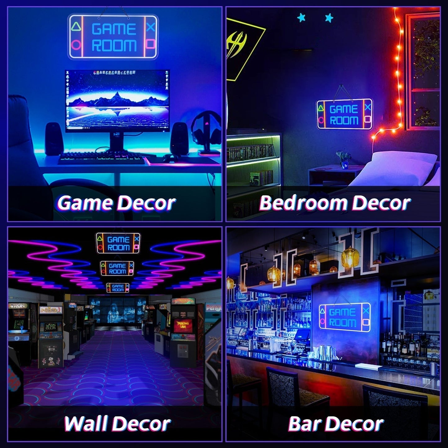 Spelrum Dimmbar LED Neon Skylt | Veska