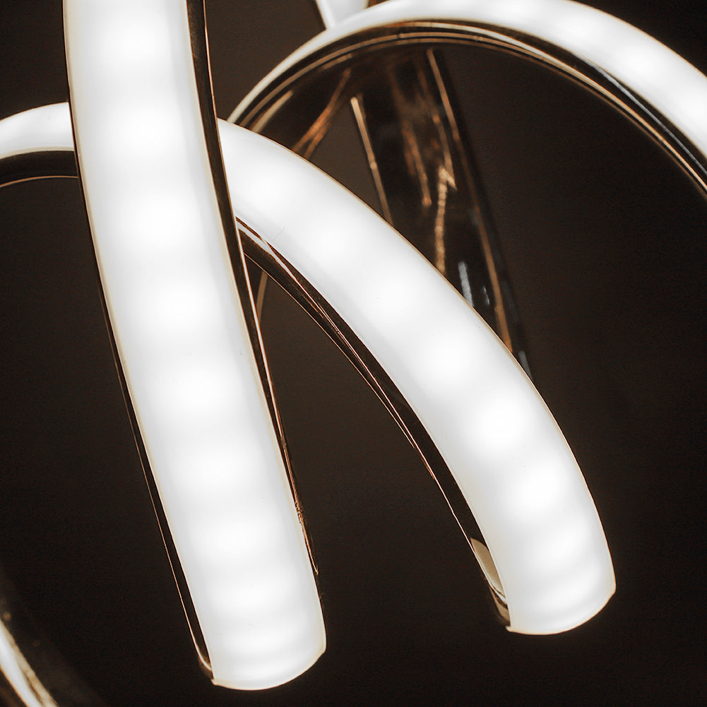 SpiralGlow – Elegant LED Bordslampa med Mysig Varm Ljus | Veska