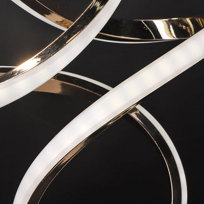 SpiralGlow – Elegant LED Bordslampa med Mysig Varm Ljus | Veska