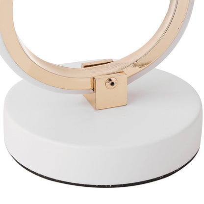 SpiralGlow – Elegant LED Bordslampa med Mysig Varm Ljus | Veska