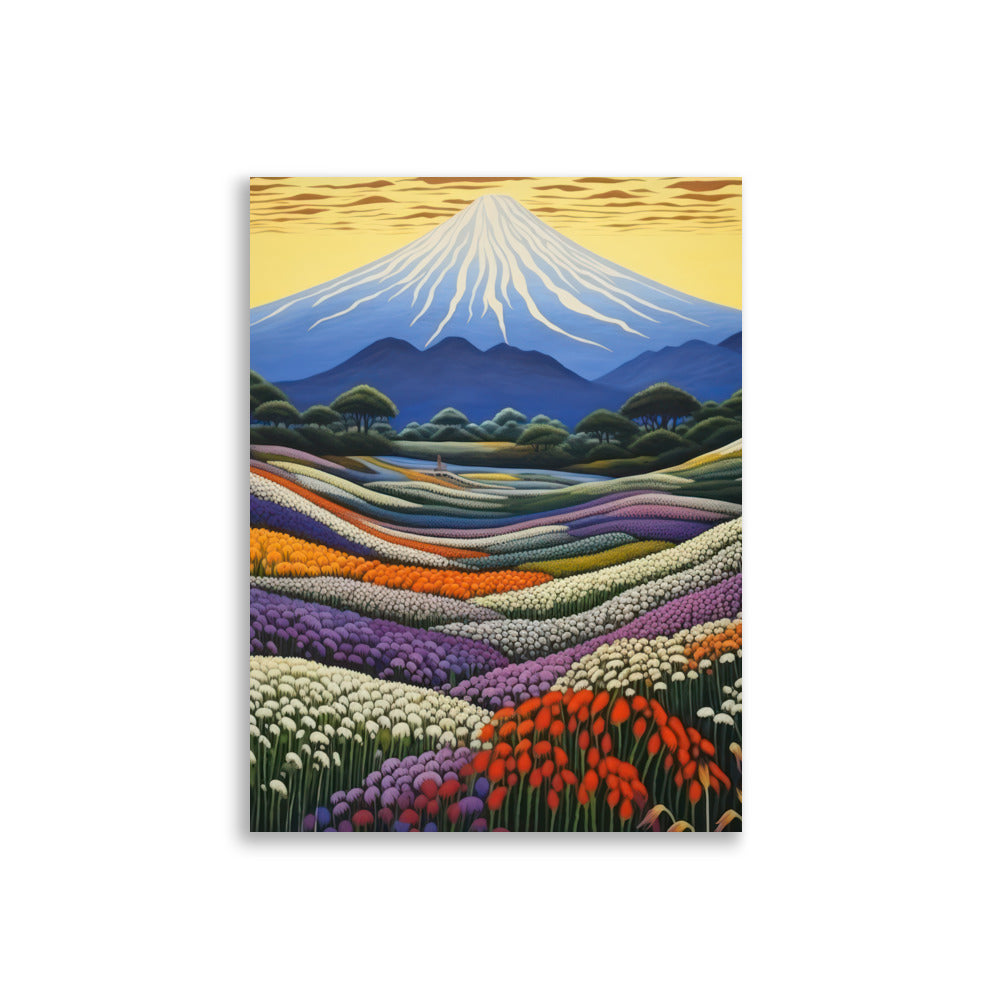 Spring av Mount Fuji | Veska 30×40 cm