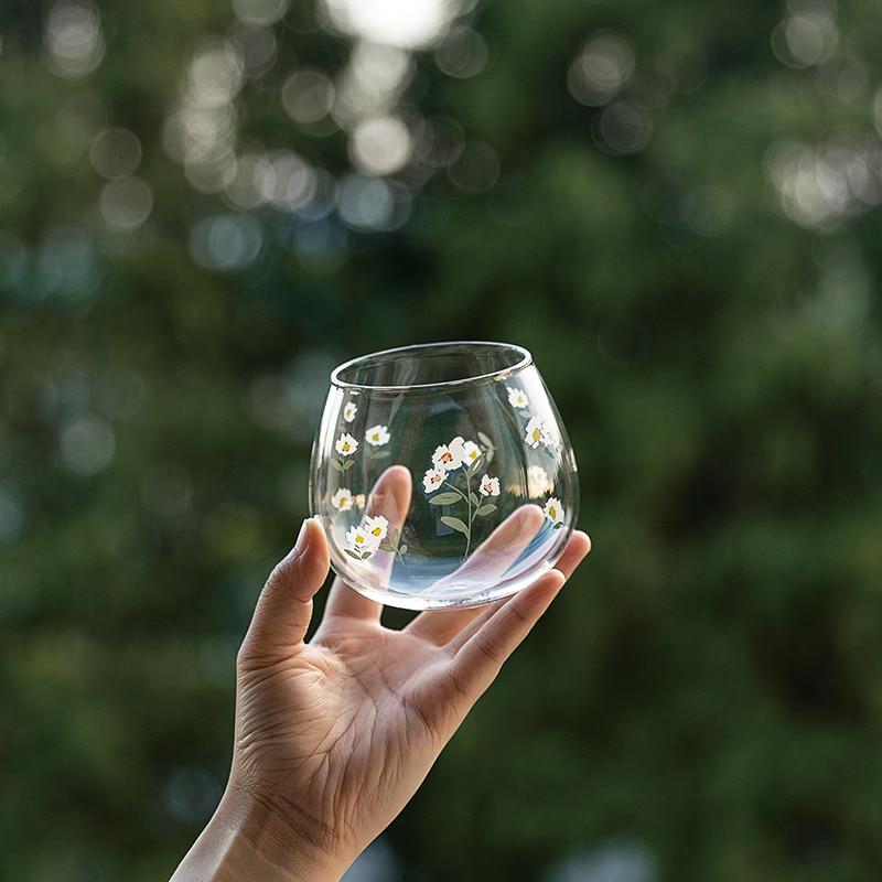 Spring is in the Air Glas Securit | Veska Vita blommor