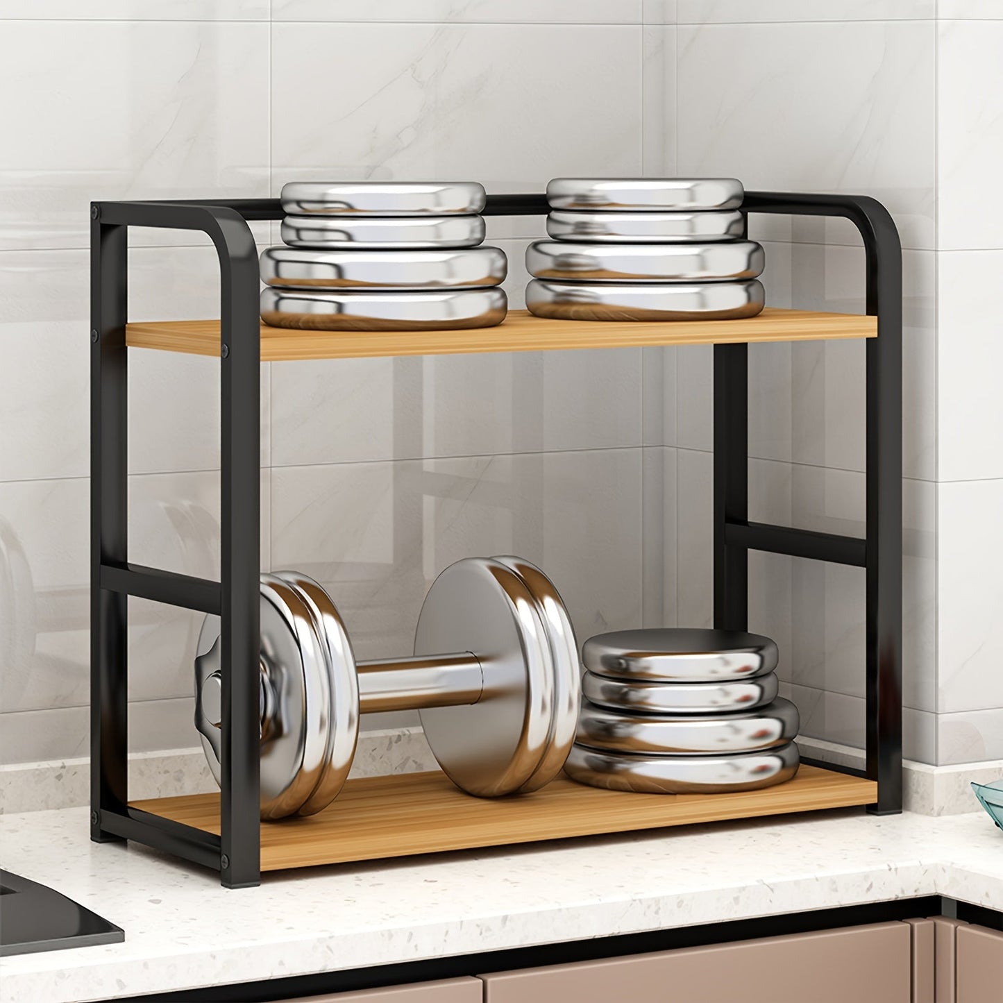 Stainless Steel Förvaringshylla för Köket - Spicify | Veska