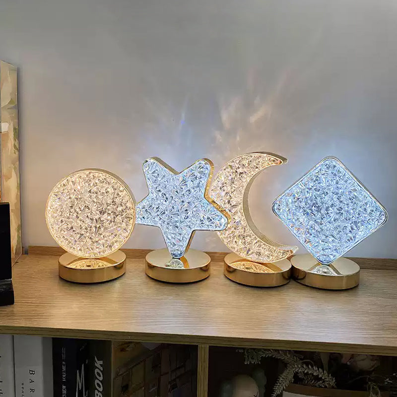 Star Moon Metal Table Lamp | Veska