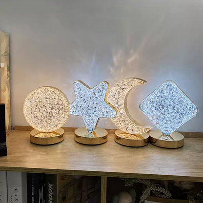 Star Moon Metal Table Lamp | Veska