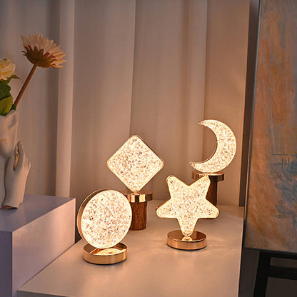 Star Moon Metal Table Lamp | Veska