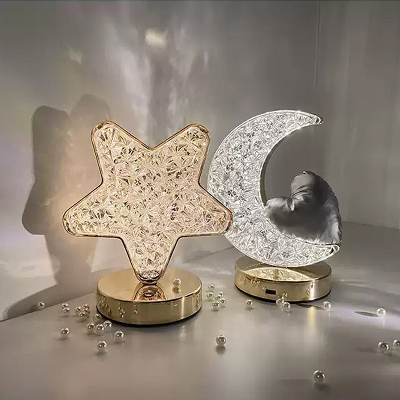 Star Moon Metal Table Lamp | Veska