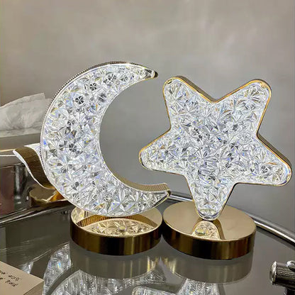 Star Moon Metal Table Lamp | Veska
