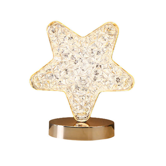 Star Moon Metal Table Lamp | Veska A