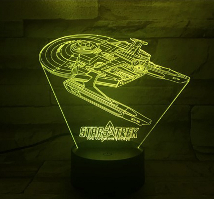 Star Trek 3D optisk illusionslampa | Veska
