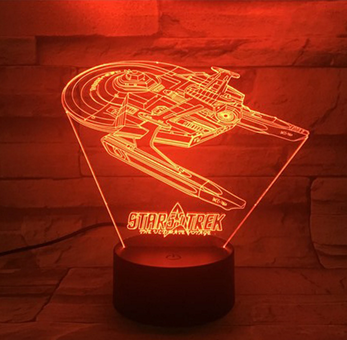 Star Trek 3D optisk illusionslampa | Veska