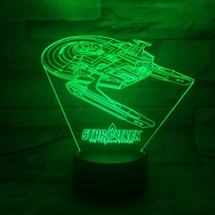 Star Trek 3D optisk illusionslampa | Veska