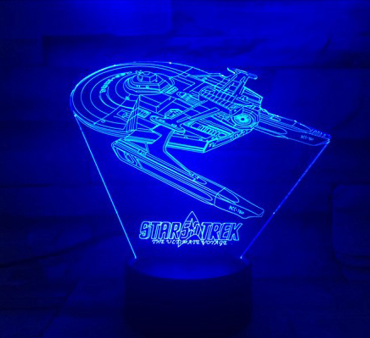 Star Trek 3D optisk illusionslampa | Veska