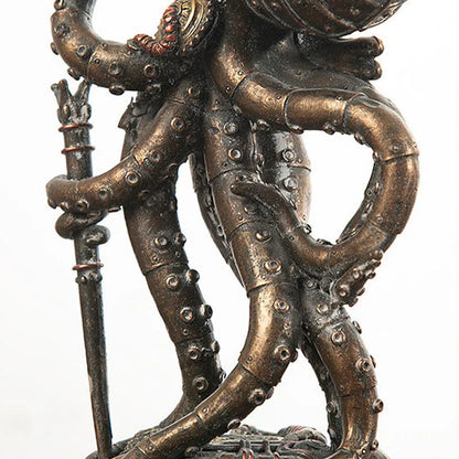 Steampunk Bläckfisk Mekaniska Resenär Figurer Heminredning | Veska