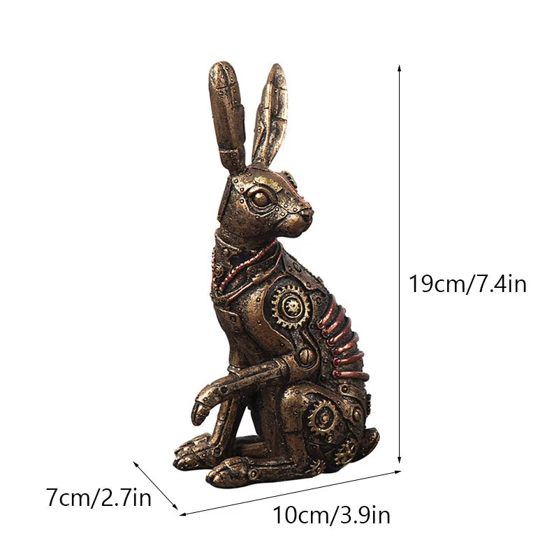 Steampunk Bläckfisk Mekaniska Resenär Figurer Heminredning | Veska Kanin