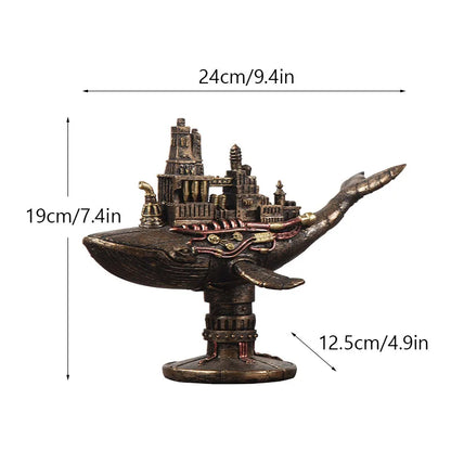 Steampunk Bläckfisk Mekaniska Resenär Figurer Heminredning | Veska Val