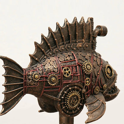 Steampunk Mekanisk Blackfish Figurine | Veska