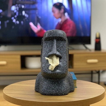 Stenskulptur Vävnadslåda | Veska Svart A2