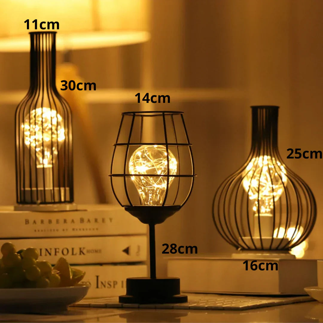 Stilig trådlös LED bordslampa | Veska