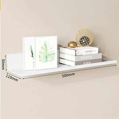 Stilren Aluminium Flytande Hylla Lösning | Veska Vit 50 CM