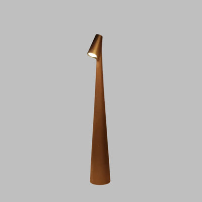 Stilren bordslampa - trådlös | Veska Braun