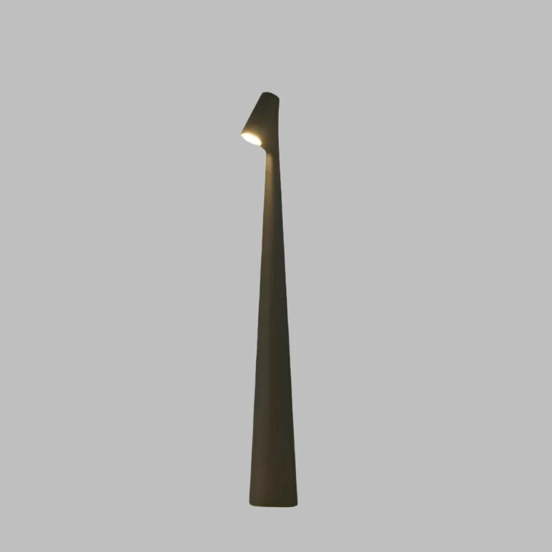 Stilren bordslampa - trådlös | Veska Svart